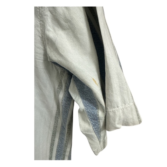 Faded Glory Men's Blue and Gray Striped Shirt - Picture 3 of 3